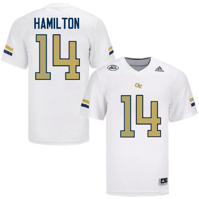 Joe Hamilton Georgia Tech Jerseys,Georgia Tech Yellow Jackets College Football Uniforms-White